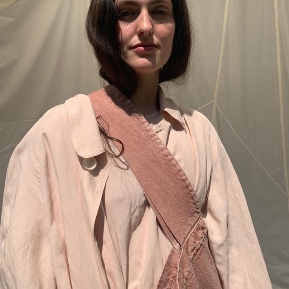 VON SONO Handbags - Von Sono Basket Bag In Rose Clay Denim